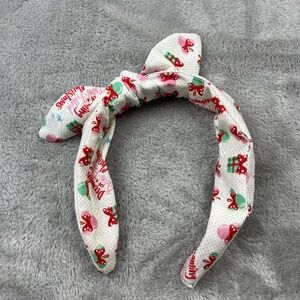 Disney Christmas Top Knot Headband Adult Size